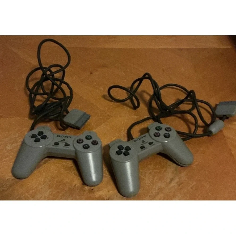 (2) Official Original OEM Sony PlayStation 1 PS1 Controller | SCPH-1080 Untested